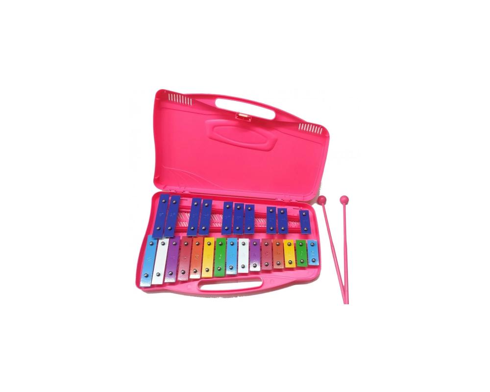 Alysée MT25-C-PK Metalofone Cromático 25 Note Pink