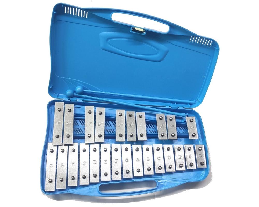 Alysée MT25-CR-BL Metalofone Cromático 25 Note Blue