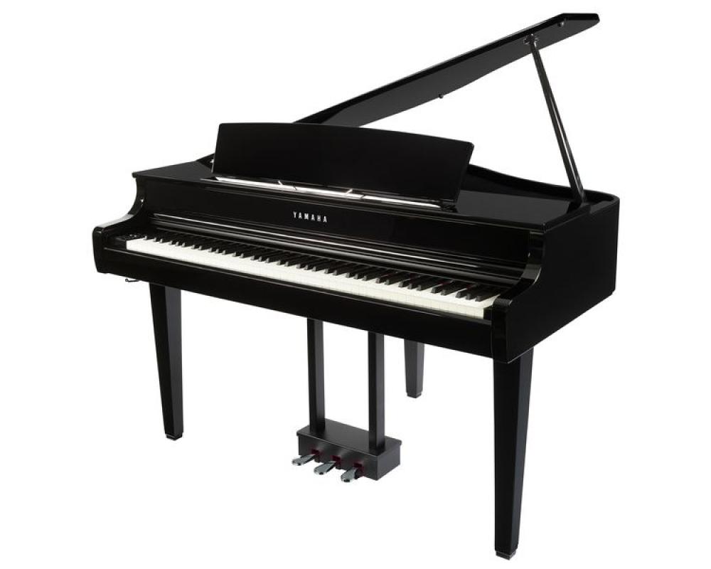 Yamaha CLP-865GP PE Clavinova Piano Digital de Cauda Black polished