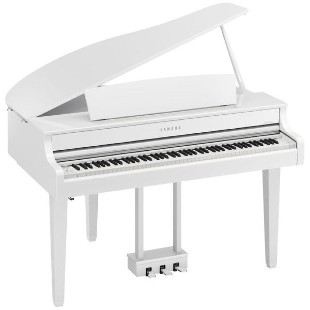 Yamaha CLP-865GP PWH Clavinova Piano Digital de Cola Blanco Pulido