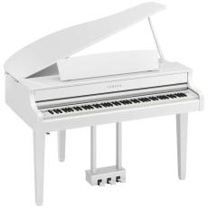 Yamaha CLP-865GP PWH Clavinova Piano Digital de Cauda White polished