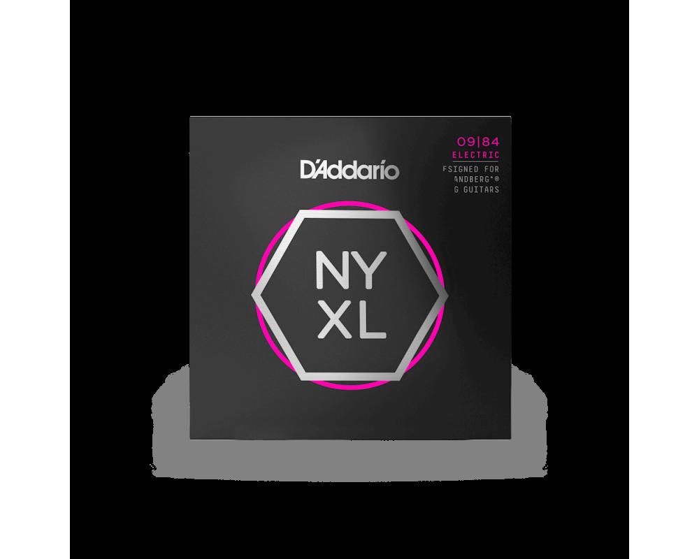 Daddario NYXL0984SB  09-84 Custom Light 8-String Strandberg, NYXL Elec. Guit