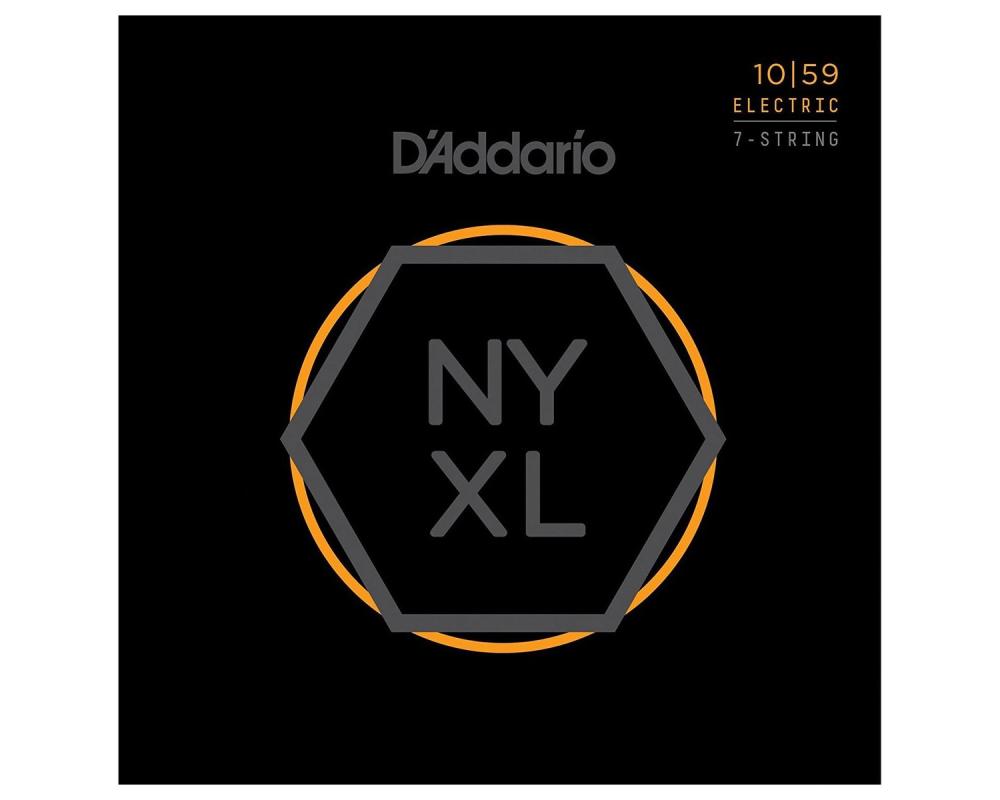Daddario NYXL1059 10-59 Regular Light 7-String, NYXL Electric Guitar Strings