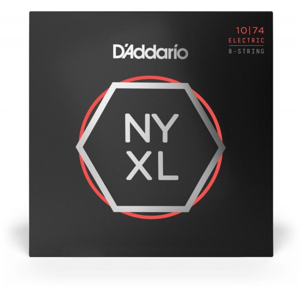 Daddario NYXL1074  10-74 Light Top/Heavy Bottom 8-String, NYXL