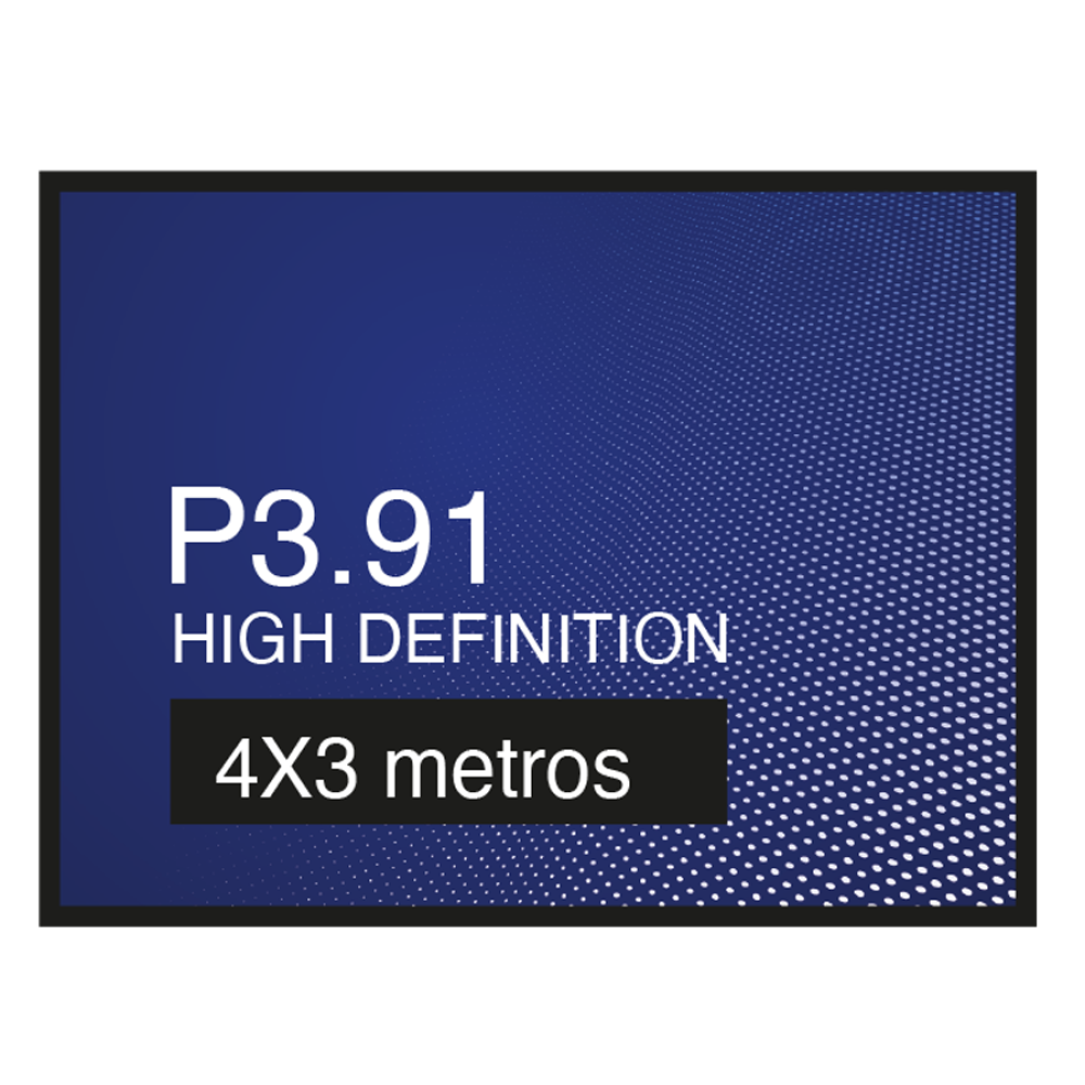 Art System Ecran LED Outdoor P3.91 Pack 24- 4X3 metros