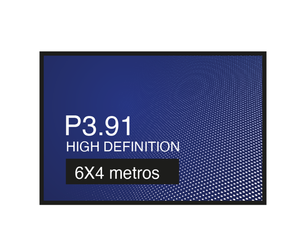 Art System Outdoor LED Wall P3.91 Pack 48- 6X4 metros