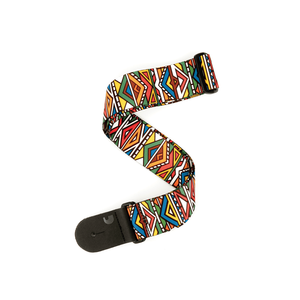 Daddario Polyester Guitar Strap, Ndebele