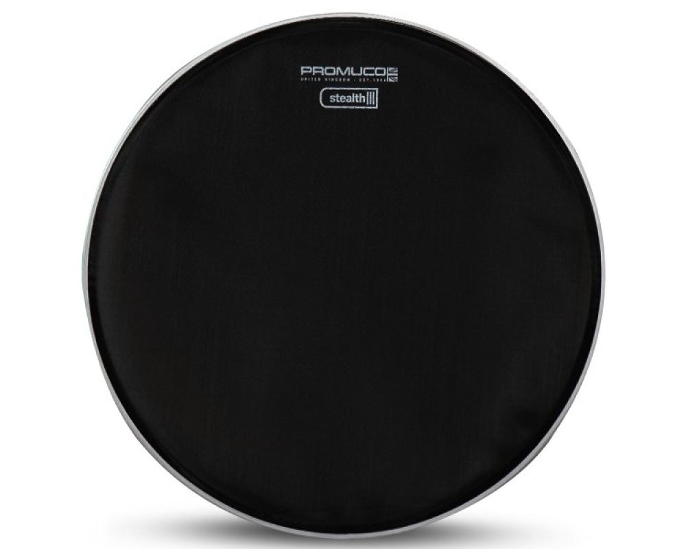 Promuco Stealth Drumhead Black Mesh for Digital Drum Kits/Sil. Acoustic 22