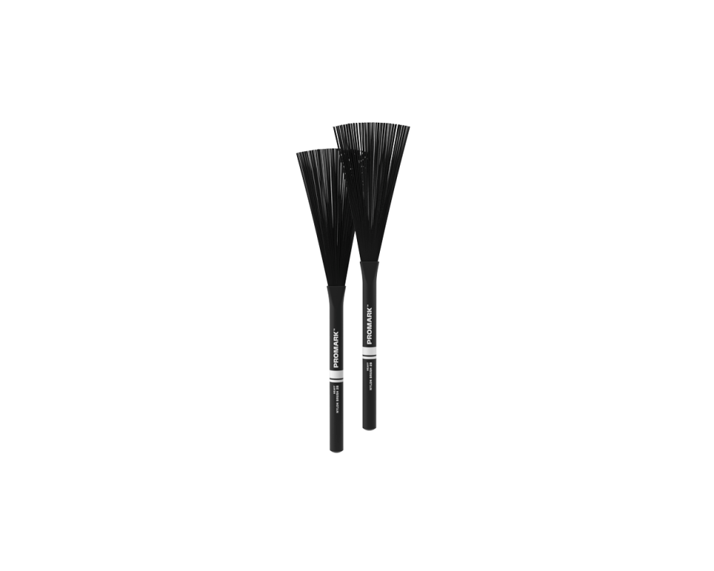 Promark PMNB2B Heavy Nylon Brushes 2B Black