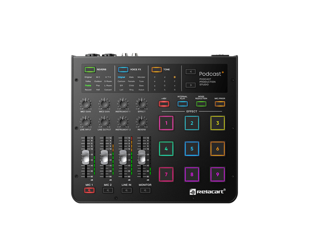Relacart Podcast Production Studio