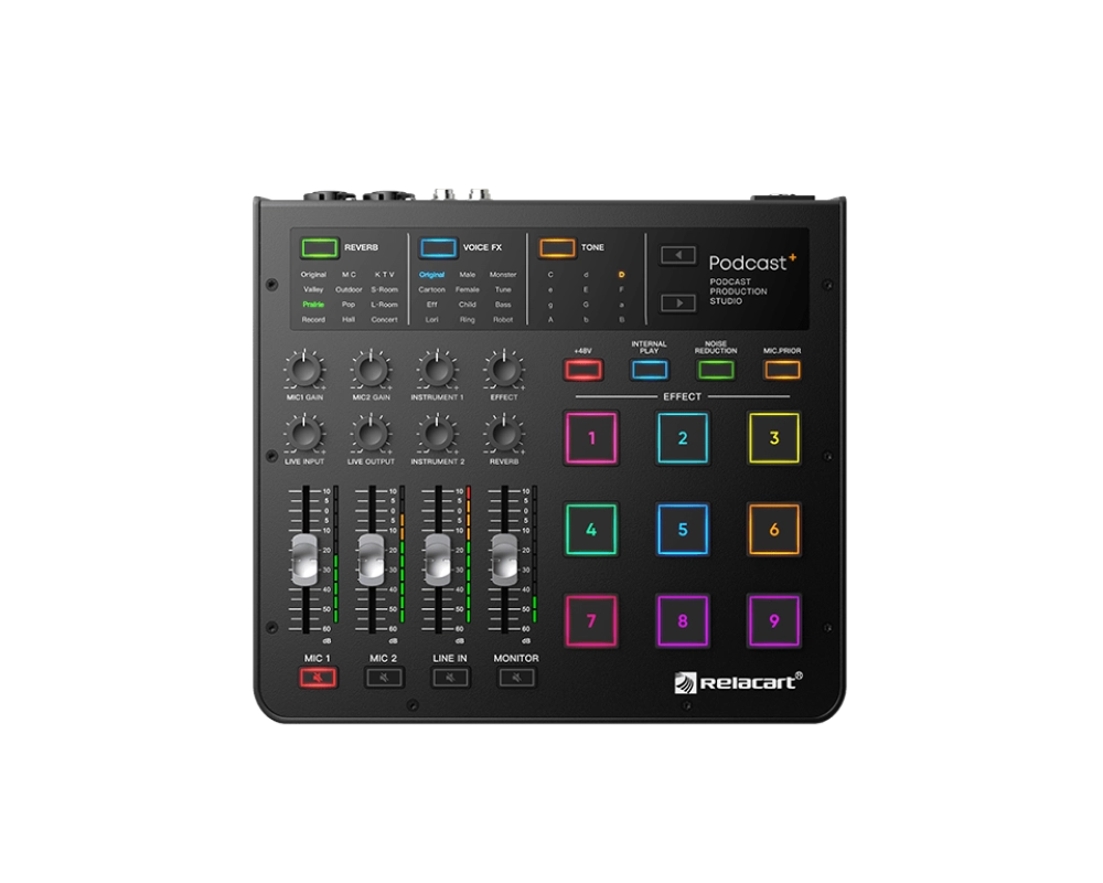 Relacart Podcast Production Studio