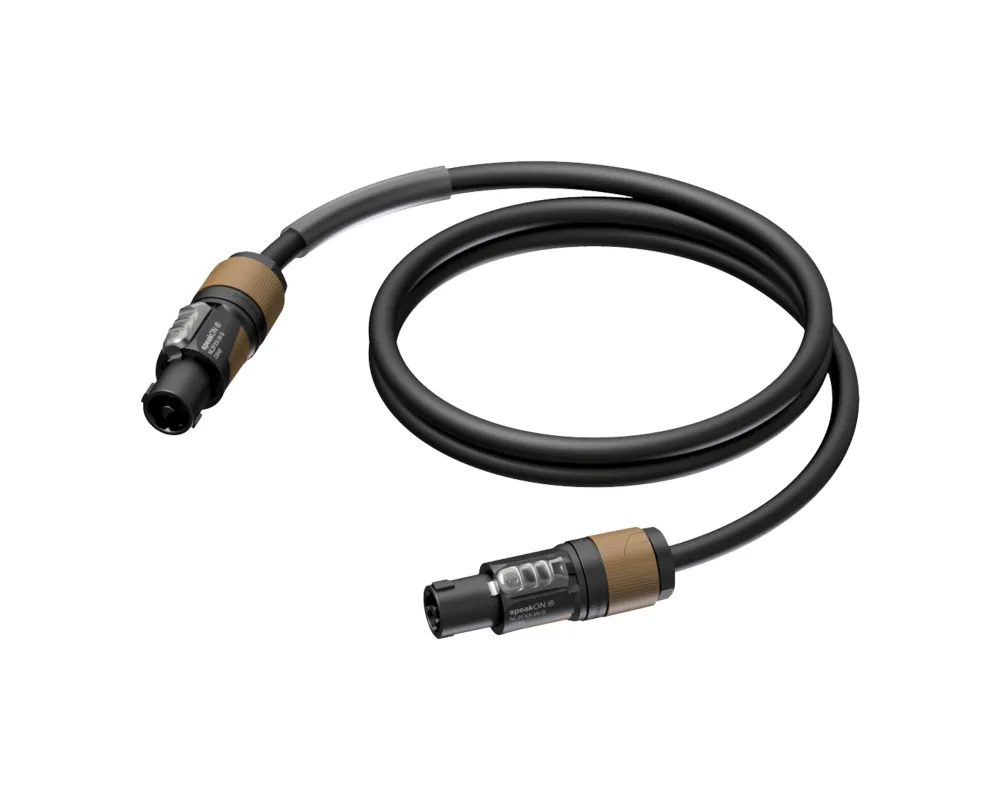 Procab PRA522/ 15m. Loudspeaker cable - 2 pole speakON cable - HighFlex