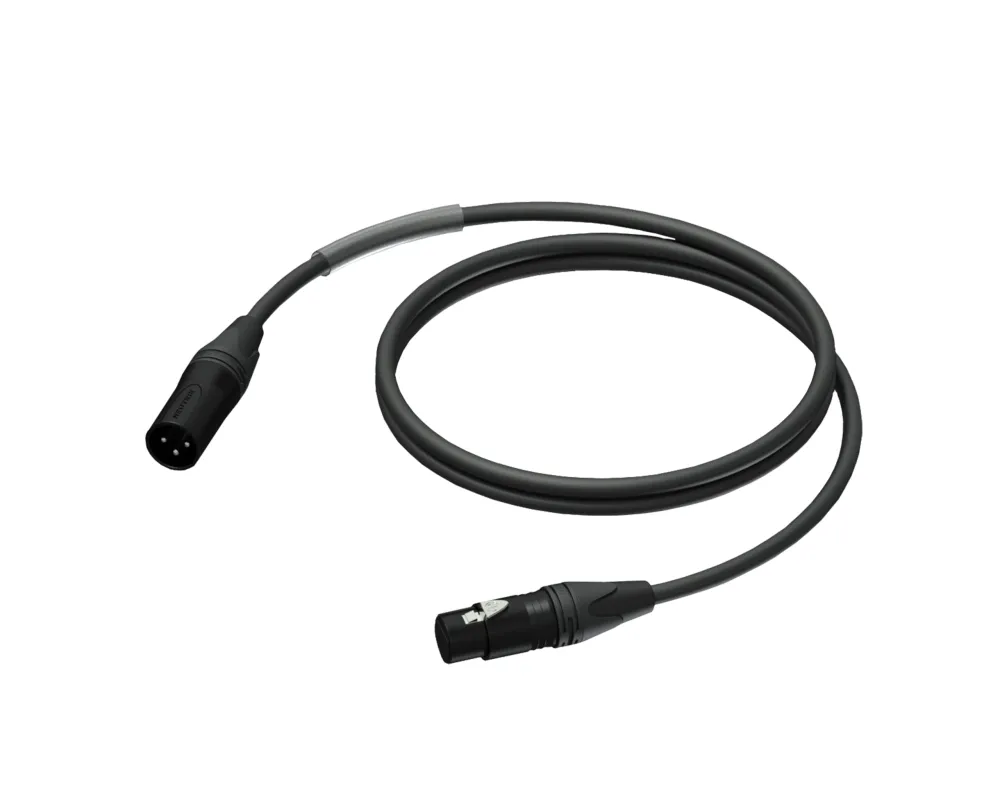 Procab PRD953/10 DMX AES/ EBU cable XLR male - XLR female HighFlex 10m