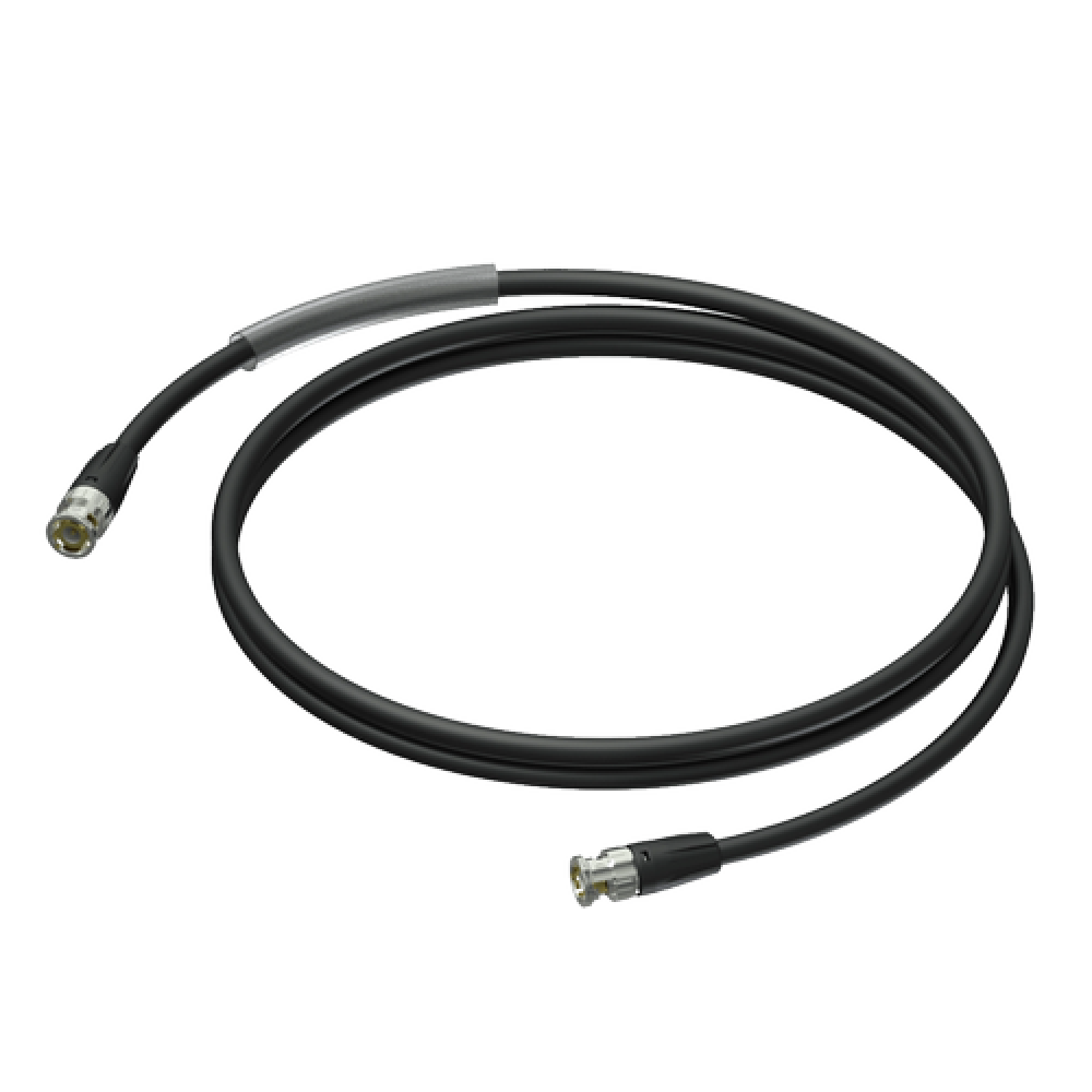 Procab PRV158/0.5 - 3G-SDI cable - BNC male - BNC male - HighFlex 0.5m