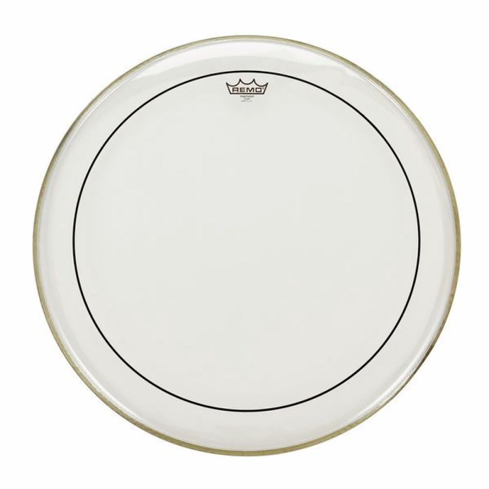 Remo 24 Pinstripe Clear Bass Drum
