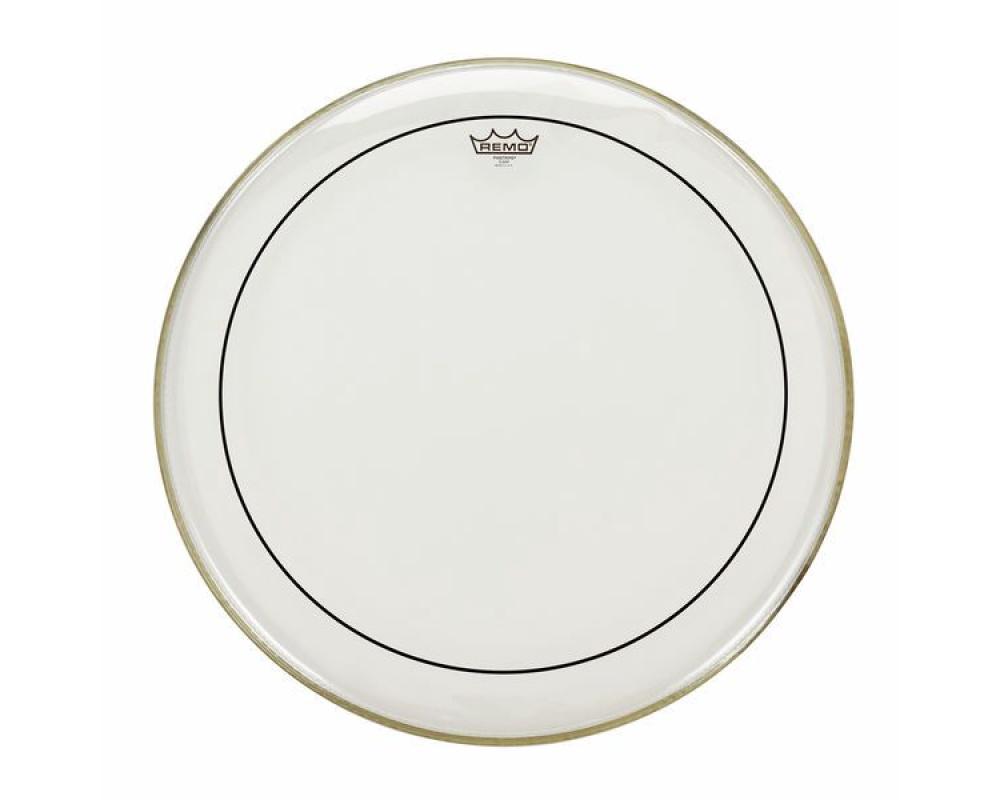 Remo 24 Pinstripe Clear Bass Drum