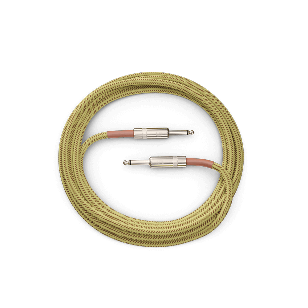 Daddario Custom Series Braided Instrument Cable, Tweed, 6m