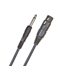 Daddario PW-CGMIC-25 Classic Series Unb. Microphone Cable, 1/4 to XLR F 7.5m