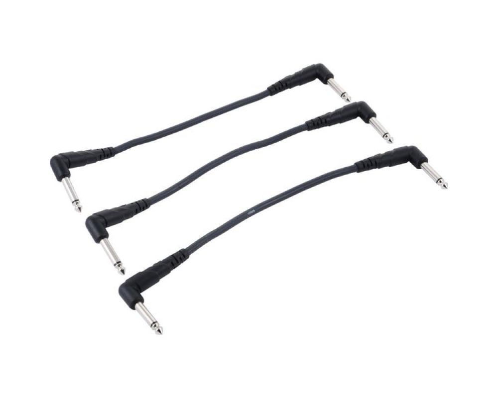 Daddario PW-CGTP-305 Classic Series Patch Cable, 3-pack, 6 inches