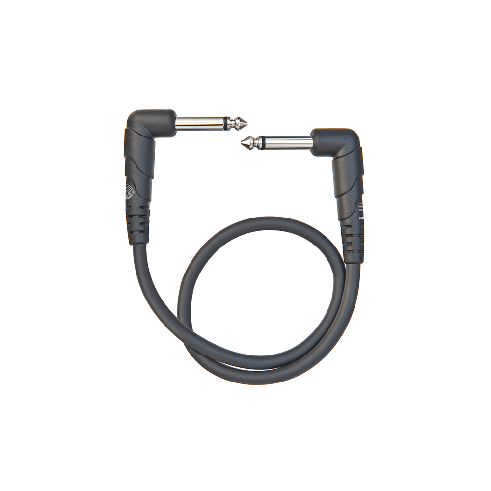 Daddario PW-CGTPRA-03 Classic Series Patch Cable, Right-Angle, 0.91m