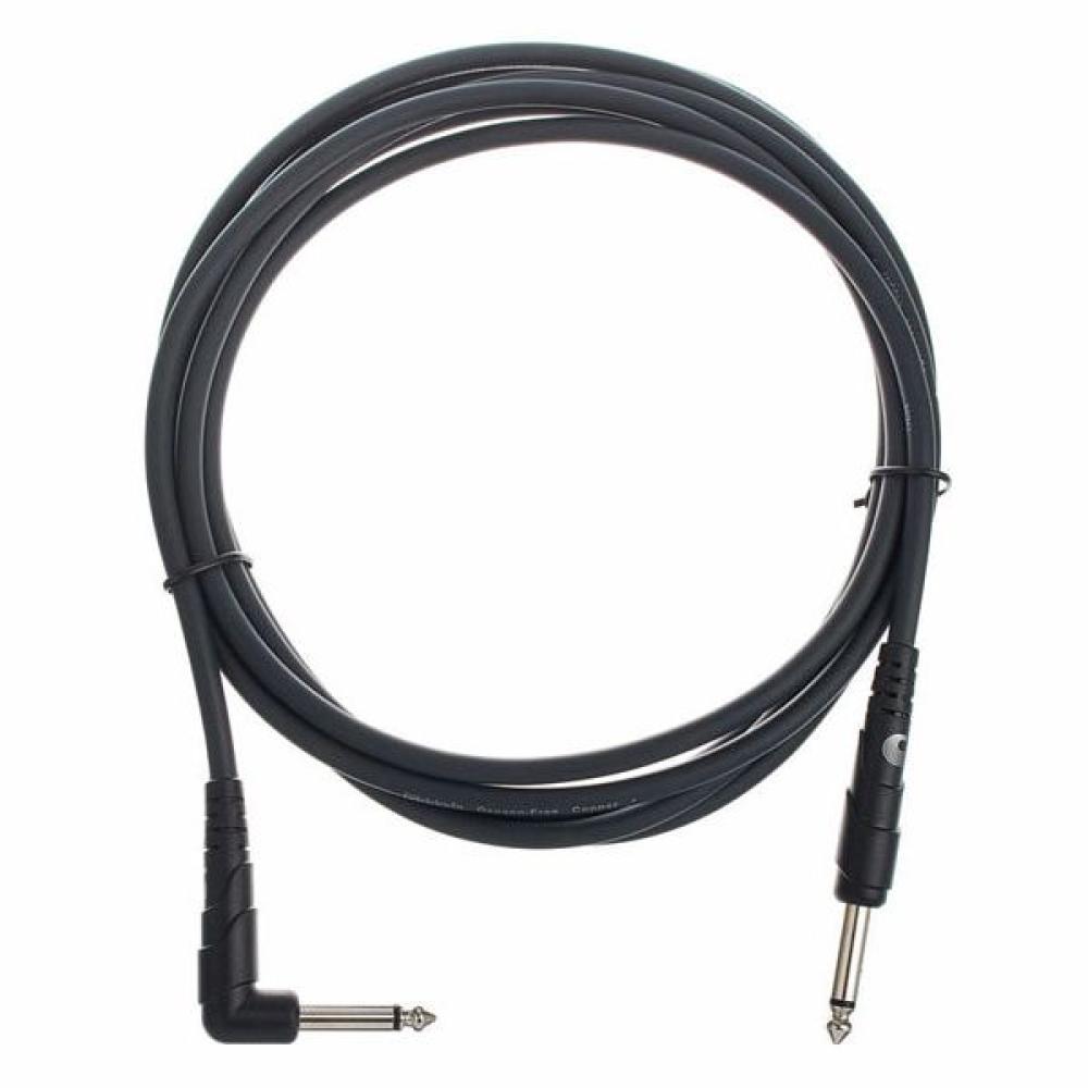 Daddario PW-CGTRA-10 Classic Series Instrument Cable, Right Angle Plug 3m
