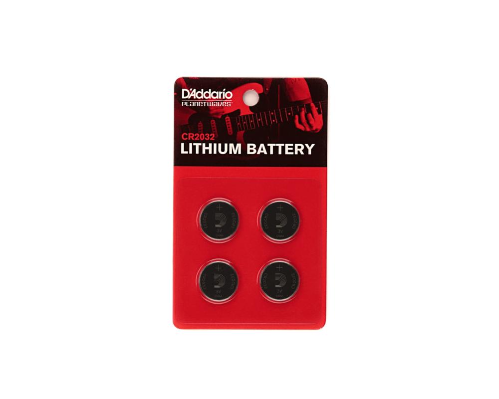 Daddario PW-CR2032-04 Lithium Battery, 4-pack
