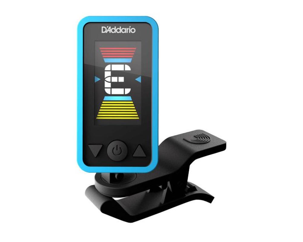 Daddario PW-CT-17BU Eclipse Headstock Tuner, Blue