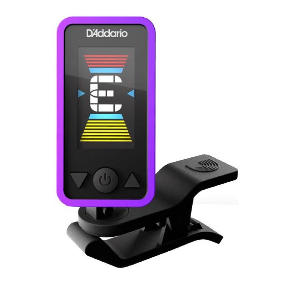 Daddario PW-CT-17PR Eclipse Headstock Tuner, Purple