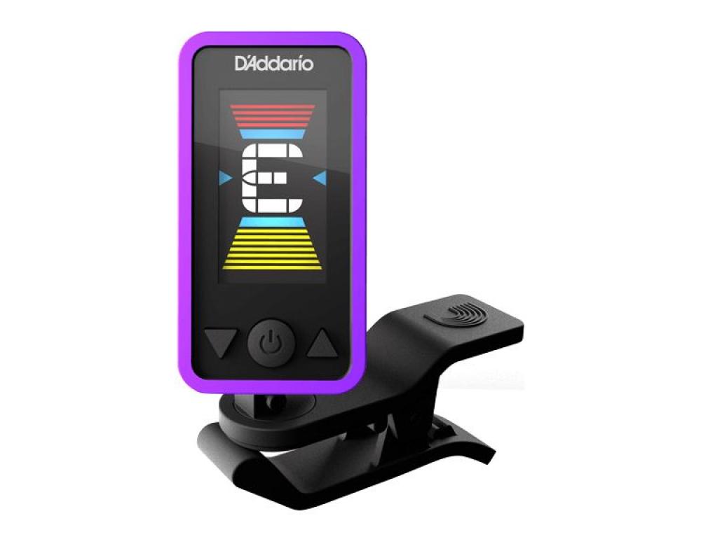 Daddario PW-CT-17PR Eclipse Headstock Tuner, Purple