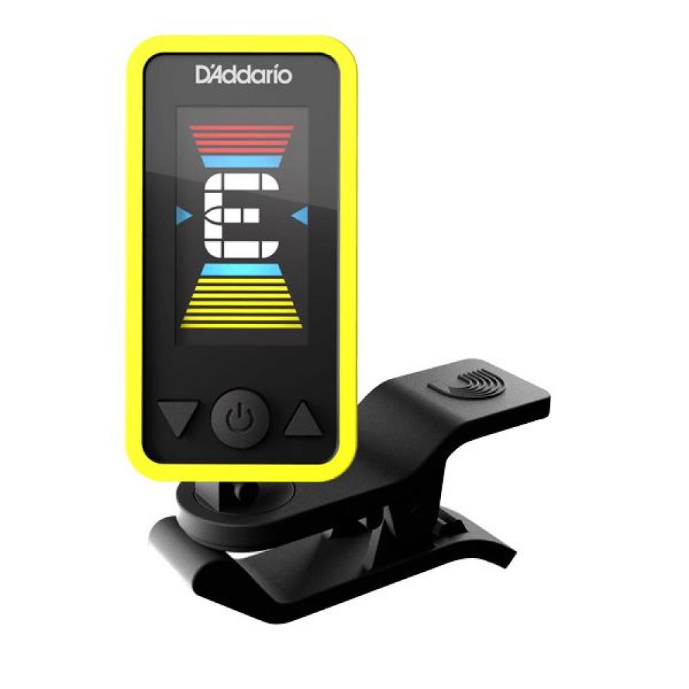 Daddario PW-CT-17YL Eclipse Headstock Tuner, Yellow