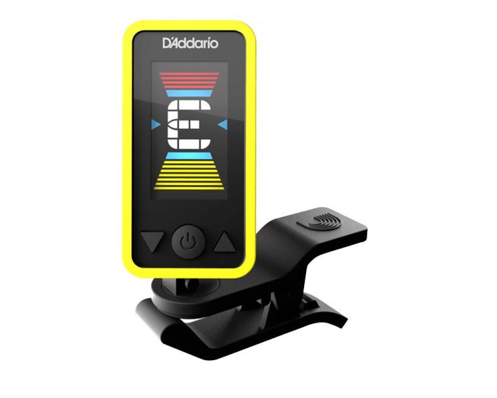 Daddario PW-CT-17YL Eclipse Headstock Tuner, Yellow