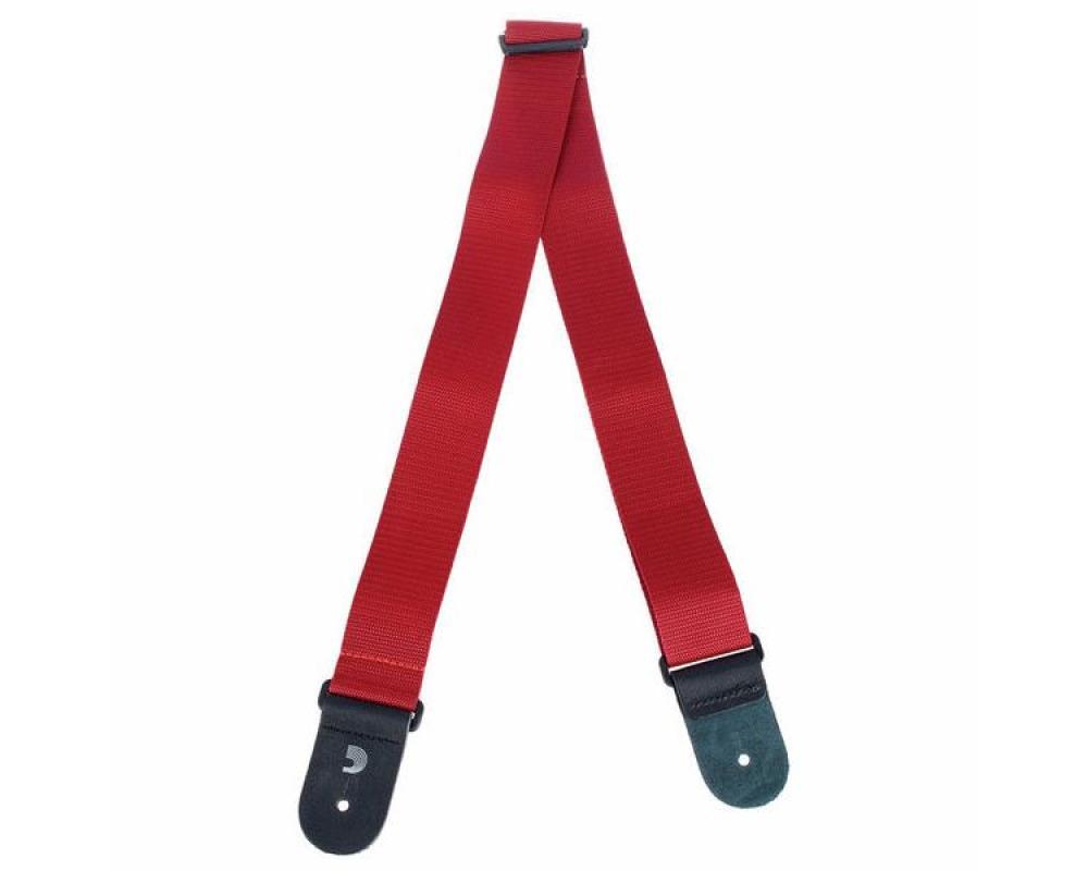 Daddario PWS101 Polypropylene Guitar Strap, Red