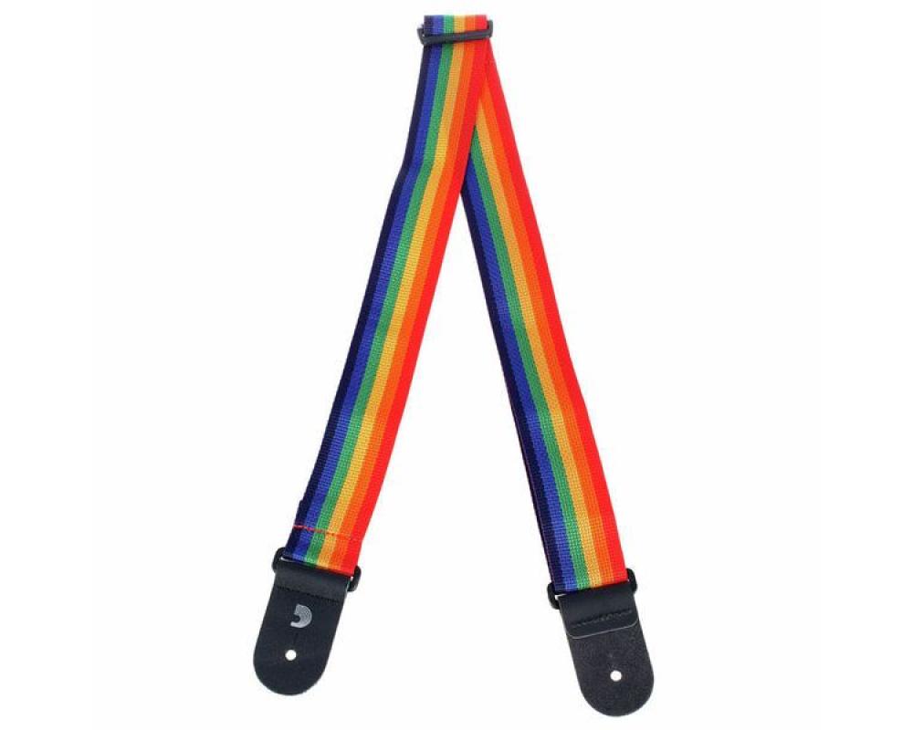 Daddario PWS111 Polypropylene Guitar Strap, Rainbow
