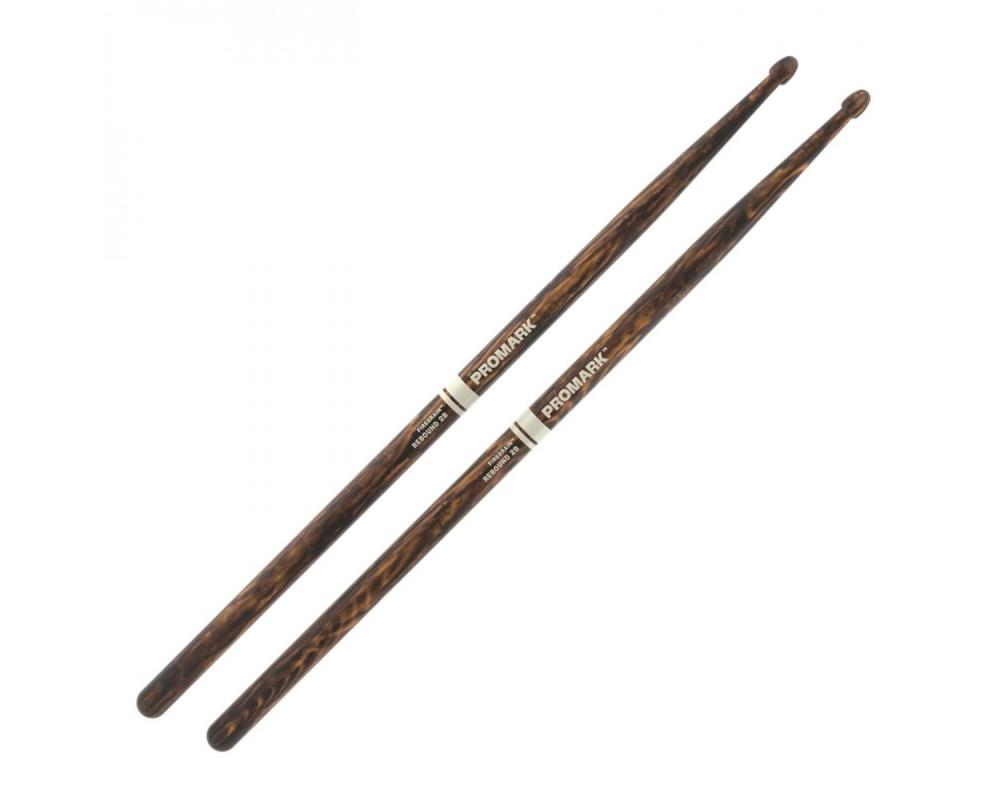 Promark R2BFG  Rebound 2B FireGrain Hickory Drumstick, Acorn Wood Tip