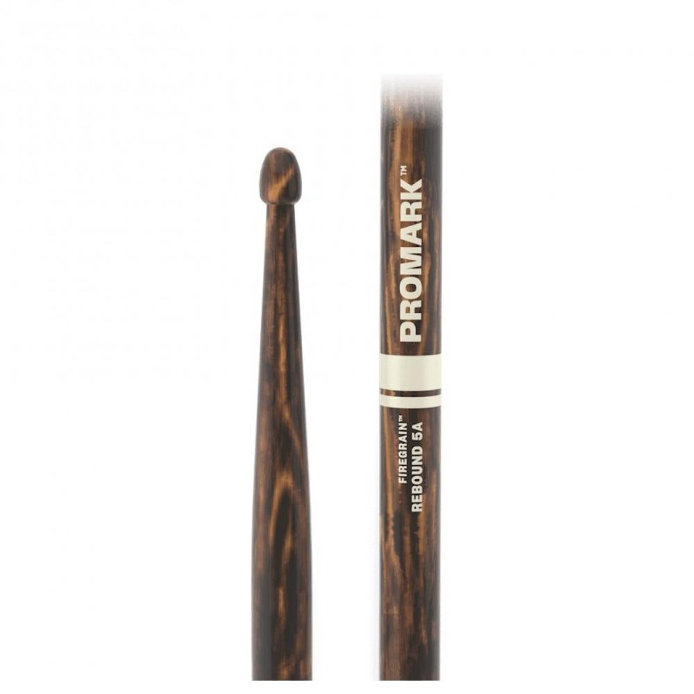 Promark R5AFG Rebound 5A FireGrain Hickory Drumstick, Acorn Wood Tip