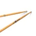 Promark R5BAGC Rebound 5B ActiveGrip Clear Hickory Drumstick, Acorn Wood Tip