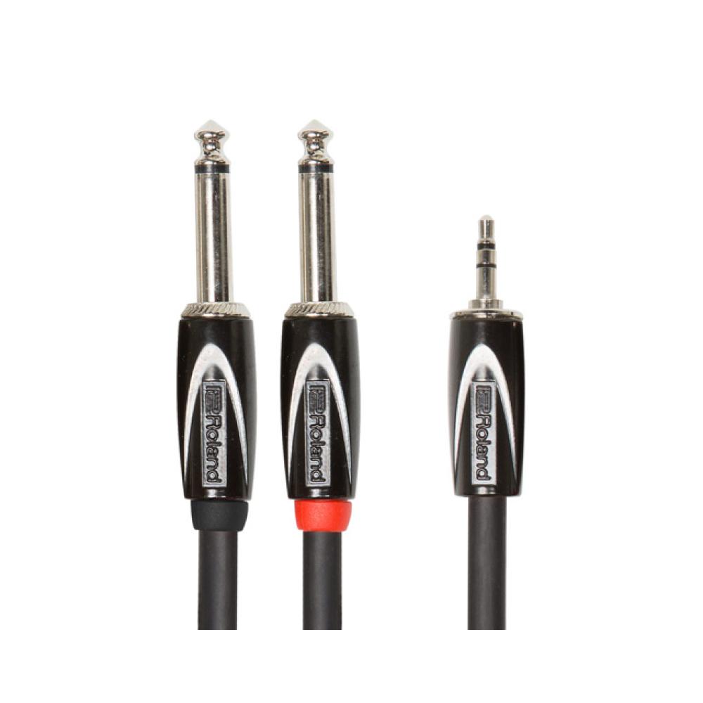 Roland RCC-10-3528 Mini Jack Stereo / 2 x Jack Mono 3m