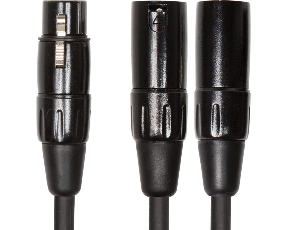 Roland RCC-YC-XF2XM XLR Femea/XLR Duplo macho 15cm
