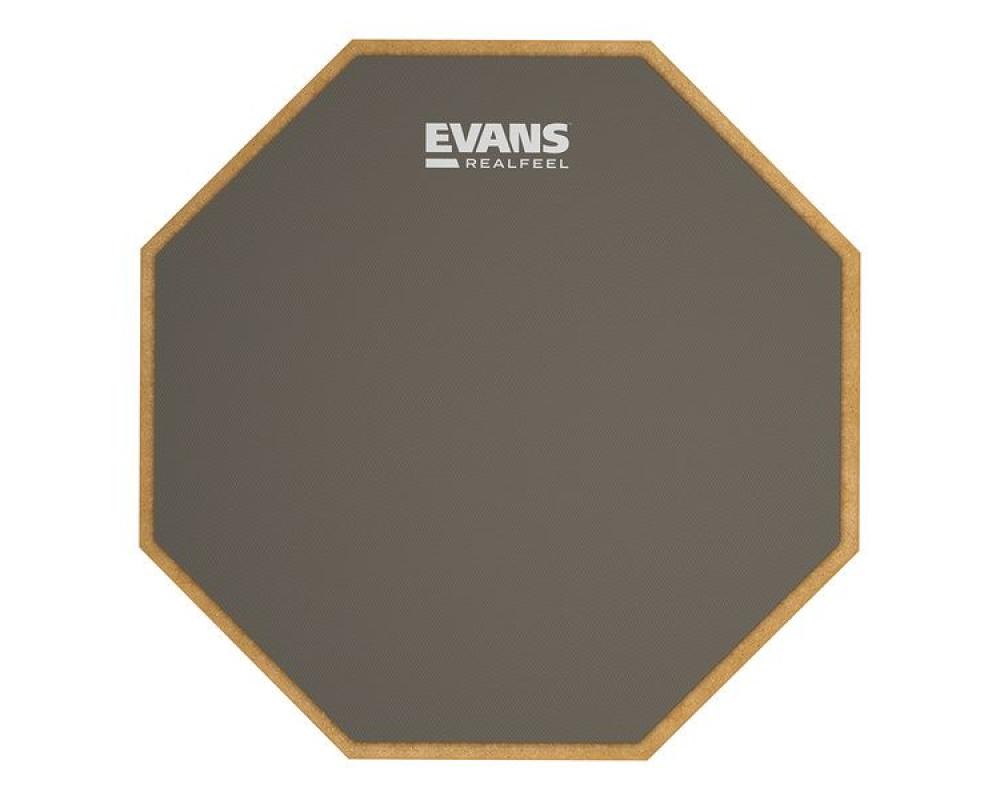 Daddario RF12G RealFeel by EVANS Practice Pad, 12 Inch