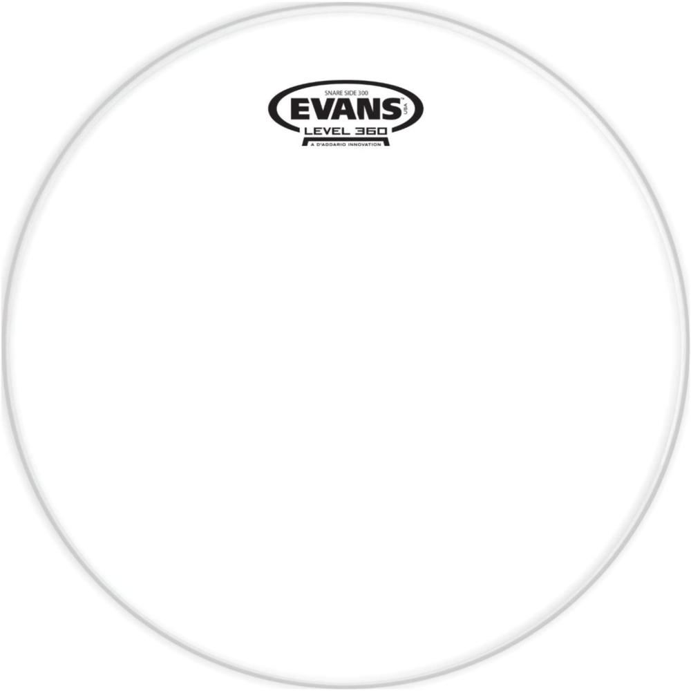 Evans Clear 300 Snare Side Drum Head, 13 Inch