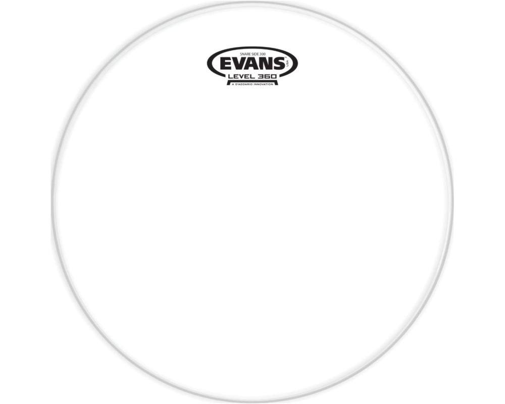 Evans Clear 300 Snare Side Drum Head, 13 Inch