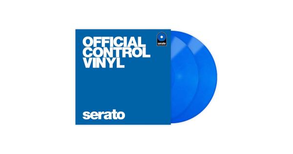 Paires De Vinyles De Contrôle Serato CV - Bleu Pastel - Édition Rare 2013