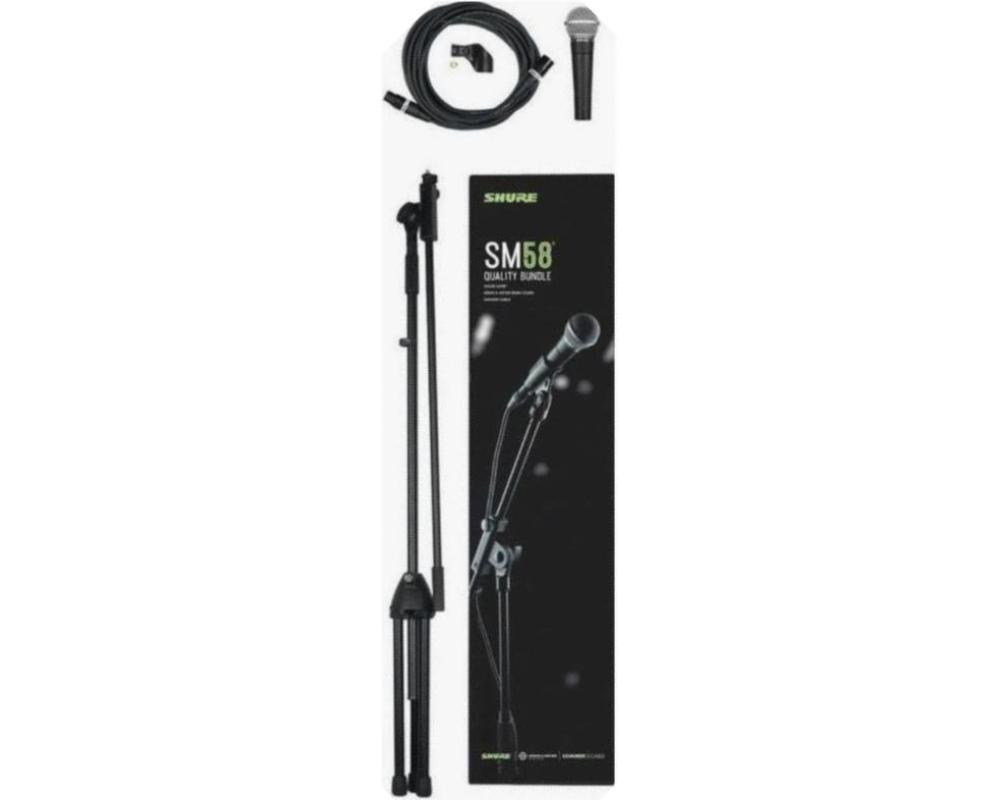 Shure SM58 LC Quality Bundle.