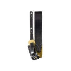 TGI Guitar Strap Black Leather with Suede Back