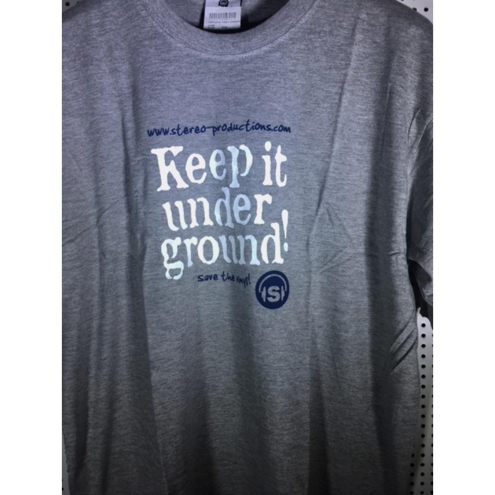 Stereo Productions keep it underground (cinza M)