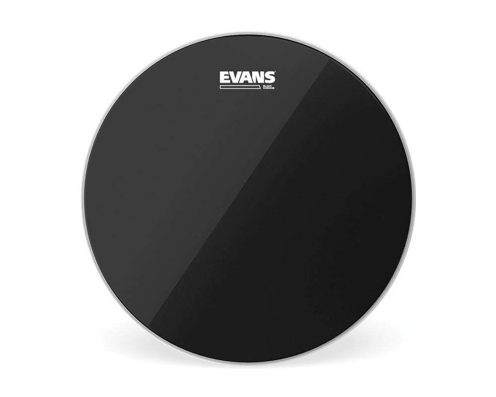 Evans Black Chrome Drum Head, 14 pol