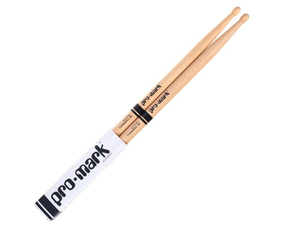 Promark TX2BW Classic Forward 2B Hickory Drumstick, Oval Wood Tip