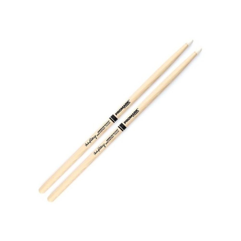 Promark TX420N Mike Portnoy 420 Hickory Drumstick, Nylon Tip