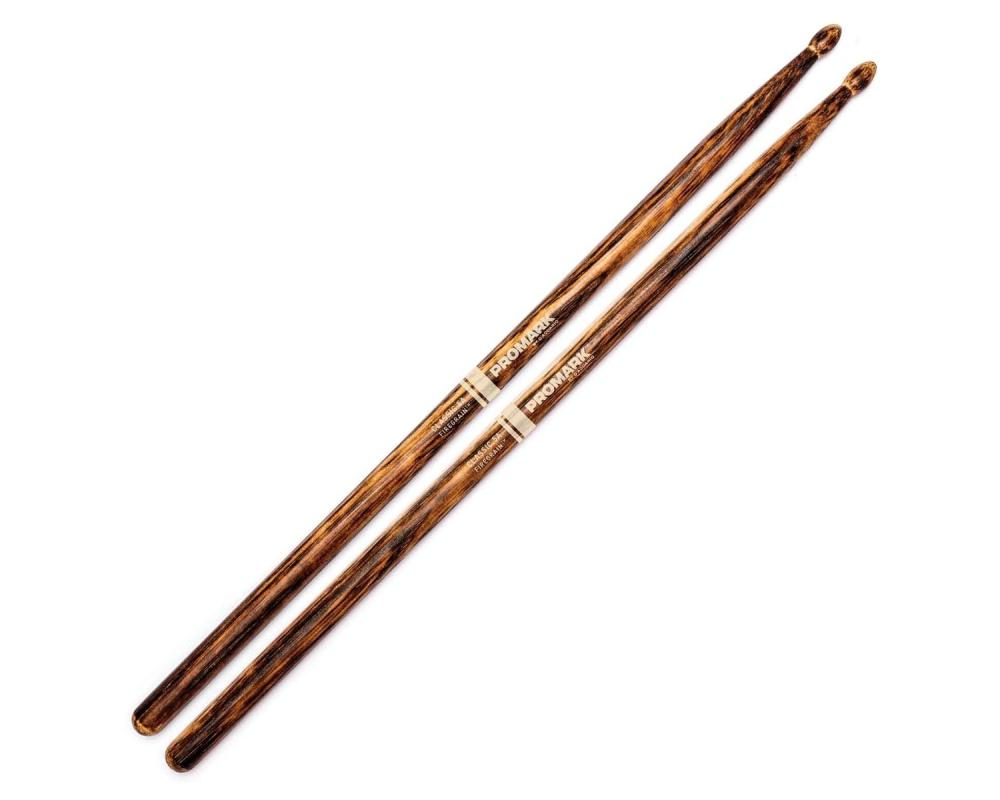 Promark TX5AW-FG Classic Forward 5A FireGrain Hickory, Oval Wood Tip