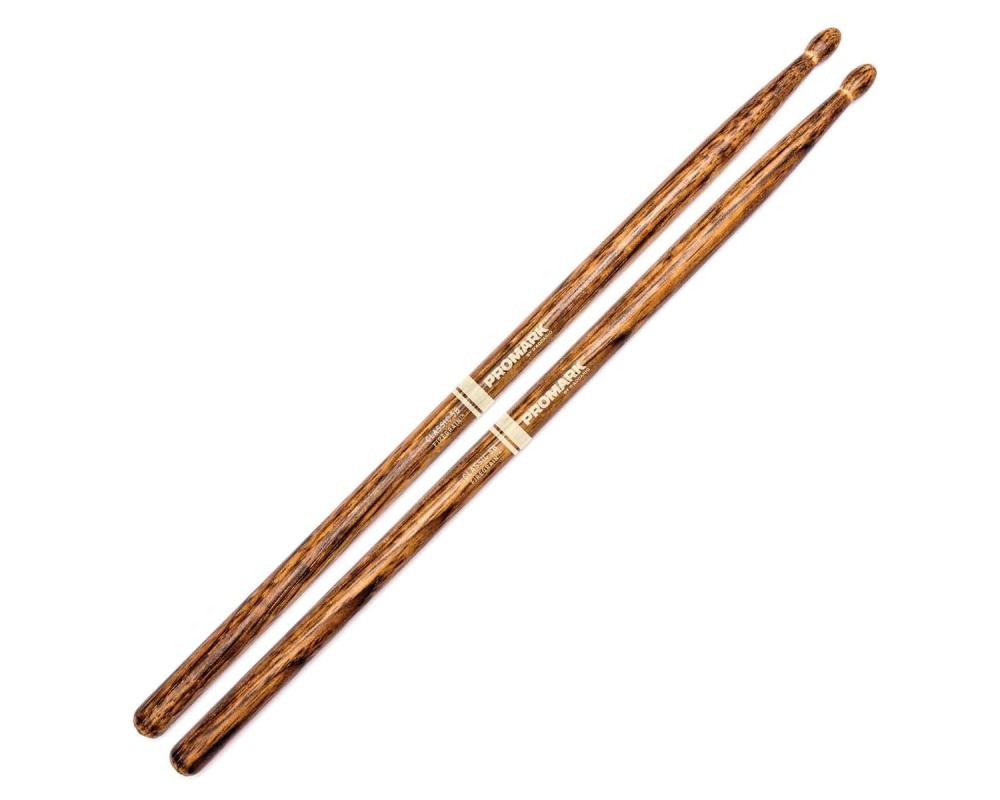 Promark TX5BW-FG Classic Forward 5B FireGrain Hickory, Oval Wood Tip
